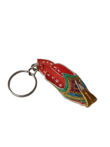 Handmade Traditional Mini Shoe Keychain Unique Handcrafted Charm - Image 8
