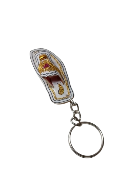 Colorful Mini Slipper Key Chain – Ethnic Khussa Design - Image 5