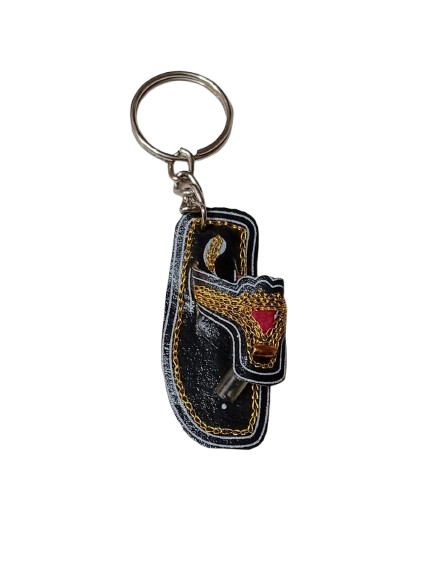Colorful Mini Slipper Key Chain – Ethnic Khussa Design - Image 7