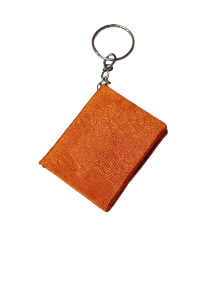 Handmade Decorative Book Key Chain – Traditional Art Design - Image 5