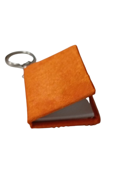 Handmade Decorative Book Key Chain – Traditional Art Design - Image 7