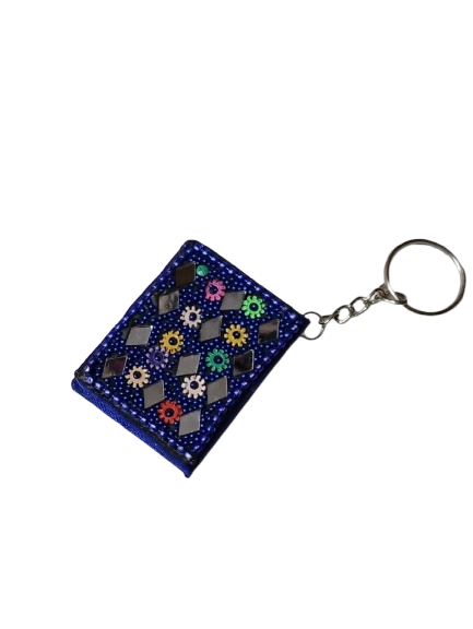 Handmade Decorative Book Key Chain – Traditional Art Design - Image 5