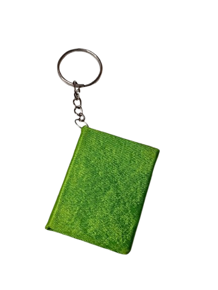 Handmade Decorative Book Key Chain – Traditional Art Design - Image 5