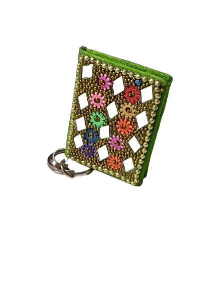 Handmade Decorative Book Key Chain – Traditional Art Design - Image 7