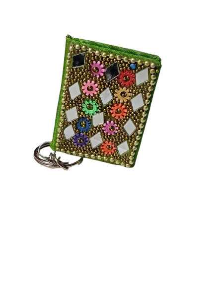 Handmade Decorative Book Key Chain – Traditional Art Design - Image 8