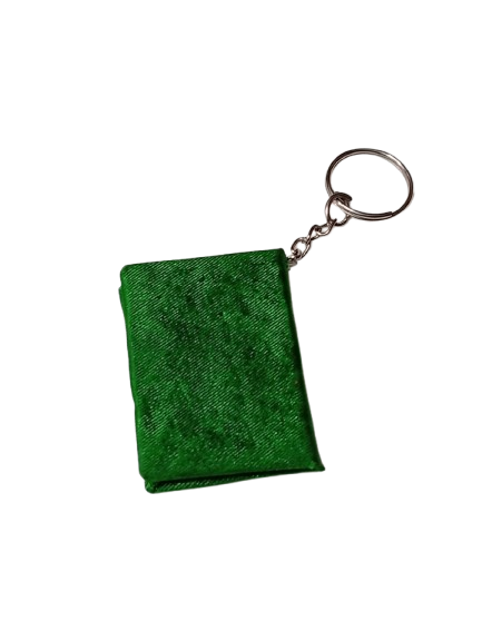Handmade Decorative Book Key Chain – Traditional Art Design - Image 8