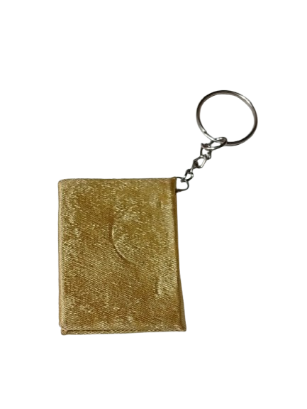 Handmade Decorative Book Key Chain – Traditional Art Design - Image 5