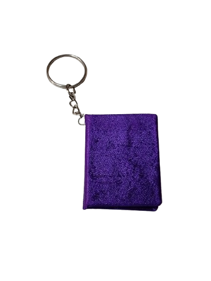 Handmade Decorative Book Key Chain – Traditional Art Design - Image 9