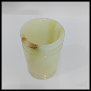 Onyx Pen Holder (Size-H:12cm X W:7cm)