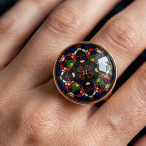 Elegant Mandala Ring – Bohemian Ethnic Statement Jewelry
