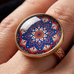 Elegant Mandala Ring – Bohemian Ethnic Statement Jewelry