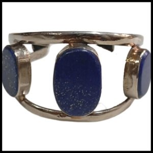 Elegant Afghani Stone Cuff Bracelet – Traditional Tribal Jewelry