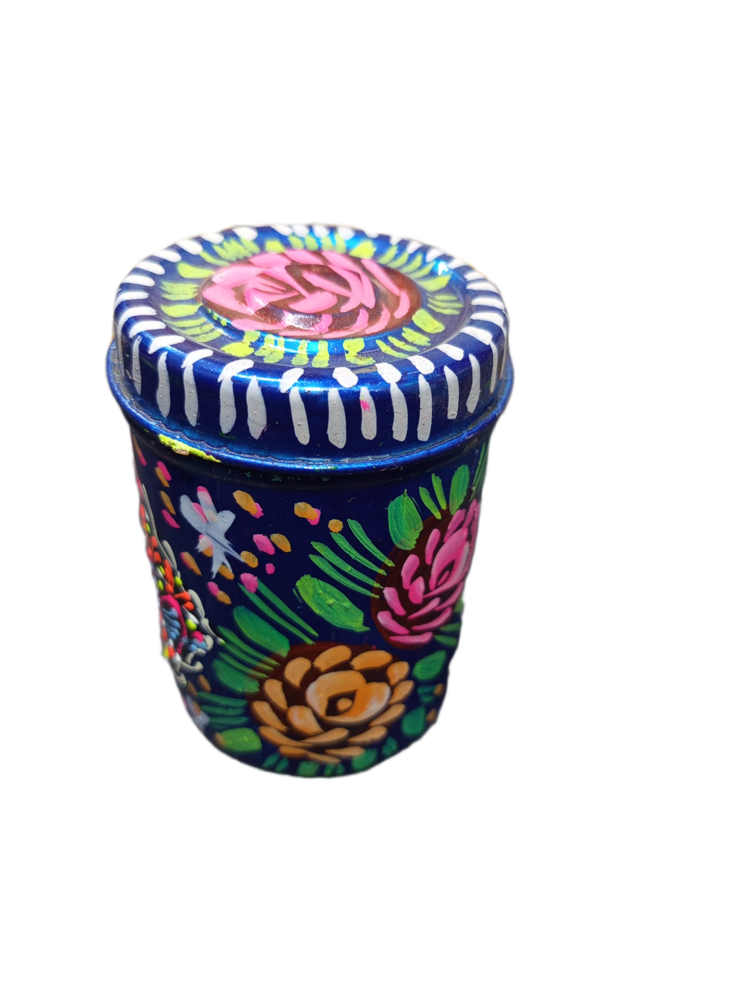 Truck Art Masala Box – Traditional Pakistani Spice Storage (H-3.5 Inch) - Image 4