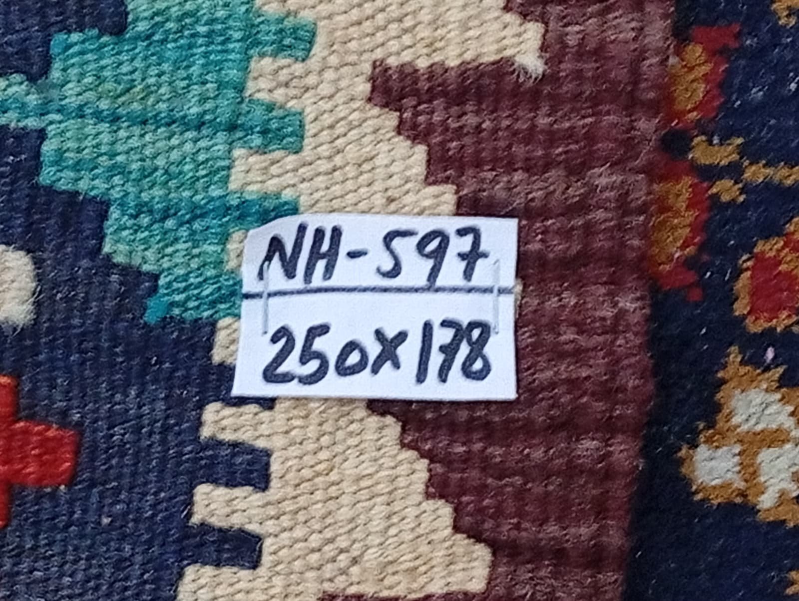 Handcrafted Traditional Kilim Rug Size ( W-178cm x L-250cm ) - Image 5