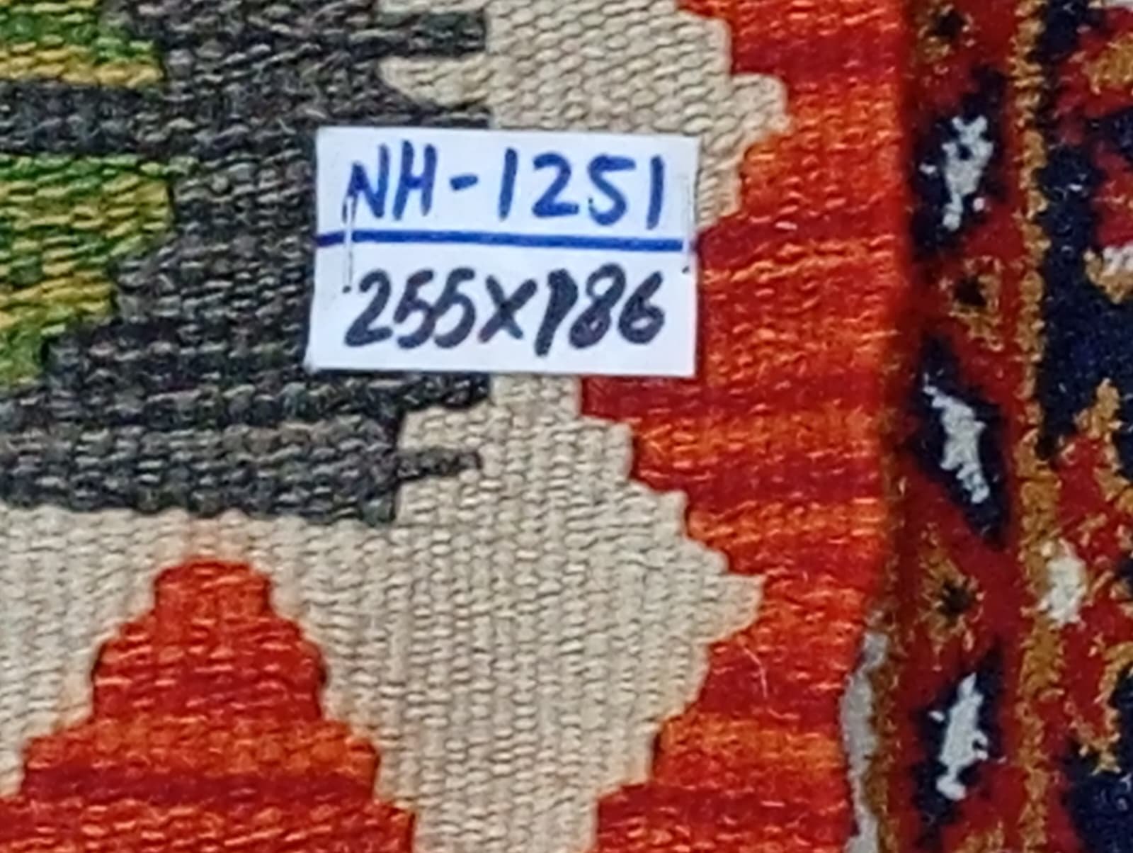 Handcrafted Traditional Kilim Rug Size ( W-186cm x L-255cm ) - Image 5
