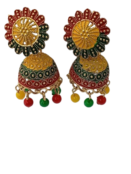 Elegant Handcrafted Earrings – Sparkle with Timeless Style - Image 3