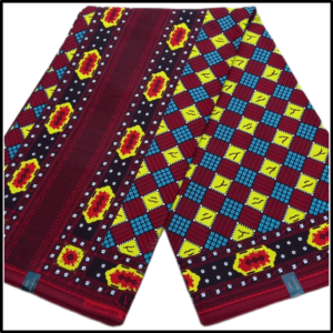 African Wax Fabric/Wax Clothes/Ghanaian Wax Print/Nigerian Ankara. 6 Yards Piece