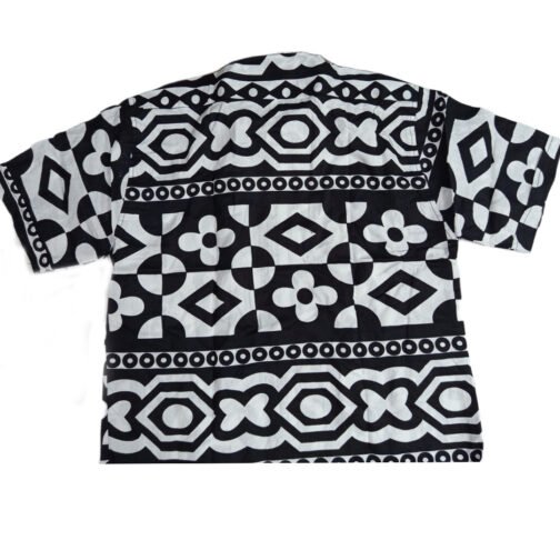 African Wax Print Shirt – Handmade Ankara Shirt for Men - Image 2