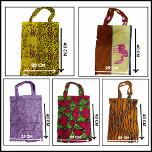 Handmade Ladies Tote bags/Shoulder Bag for Girls – Women/Casual Tote Bag – 5 pcs (Size : 40 x 29 CM)