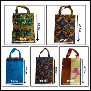 Handmade Ladies Tote bags/Shoulder Bag for Girls – Women/Casual Tote Bag – 5 pcs (Size : 40 x 29 CM)