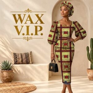 African Wax Fabric/Wax Clothes/Ghanaian Wax Print/Nigerian Ankara. 6 Yards Piece