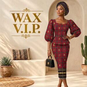 African Wax Fabric/Wax Clothes/Ghanaian Wax Print/Nigerian Ankara. 6 Yards Piece