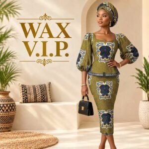 African Wax Fabric/Wax Clothes/Ghanaian Wax Print/Nigerian Ankara. 6 Yards Piece