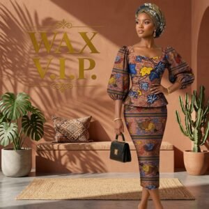 African Wax Fabric/Wax Clothes/Ghanaian Wax Print/Nigerian Ankara. 6 Yards Piece