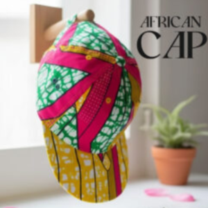African Wax Print Cap