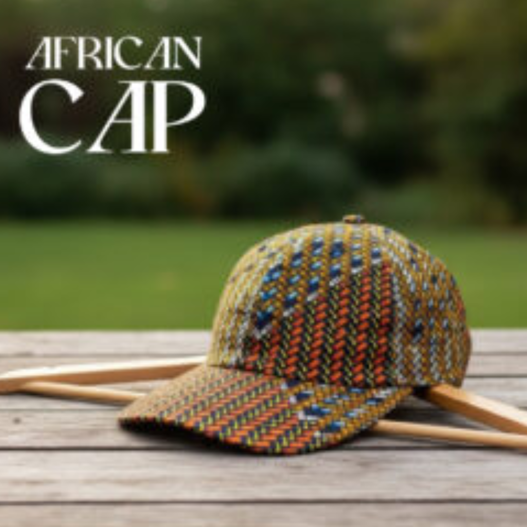 African Wax Print Cap