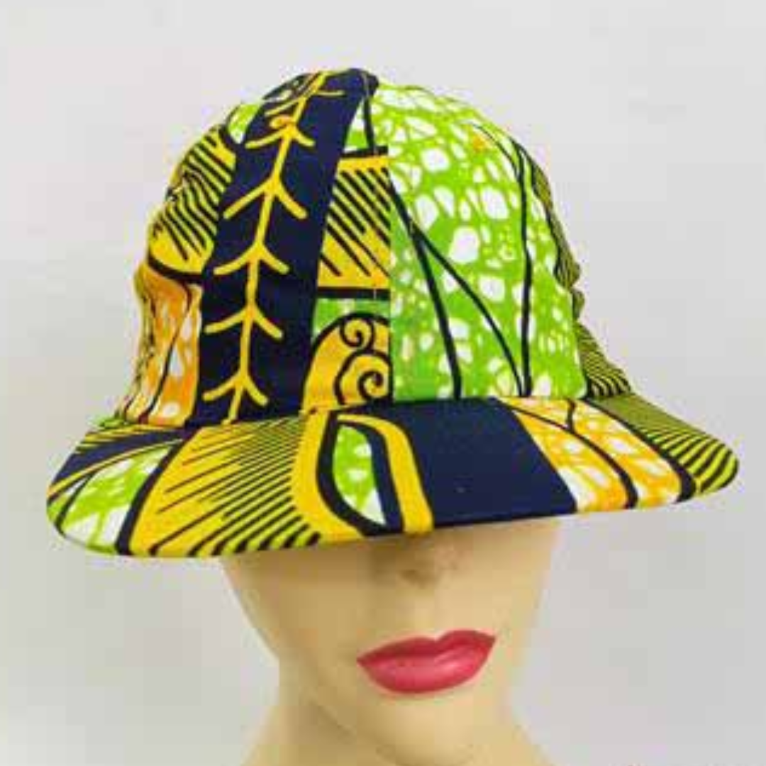 African Wax Print Cap - Image 5