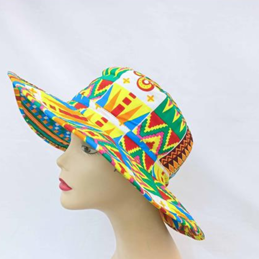 African Wax Print Cap - Image 6