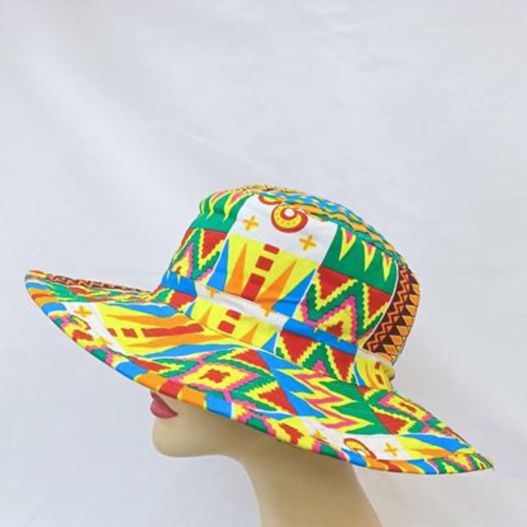 African Wax Print Cap - Image 5