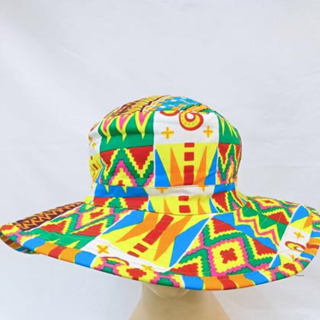 African Wax Print Cap - Image 4