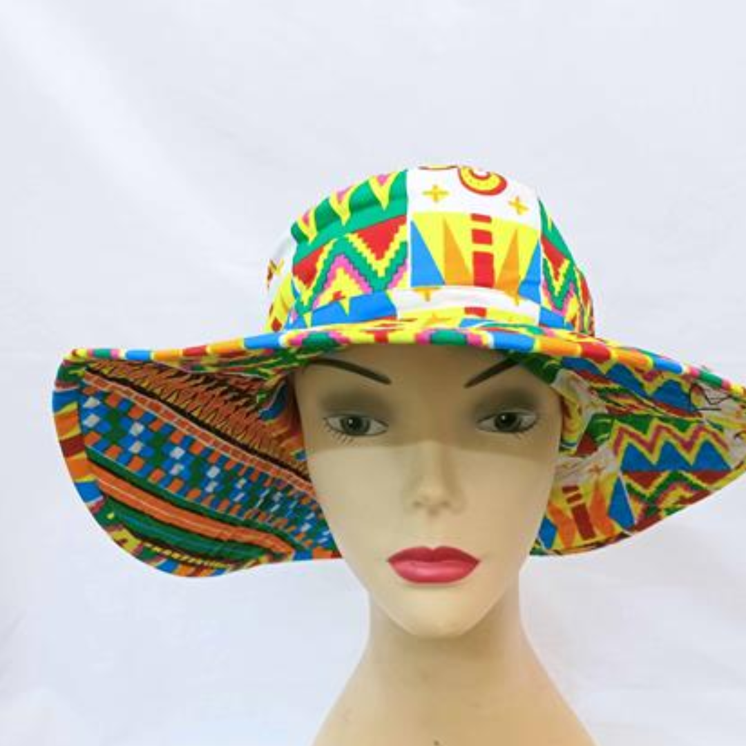 African Wax Print Cap - Image 3