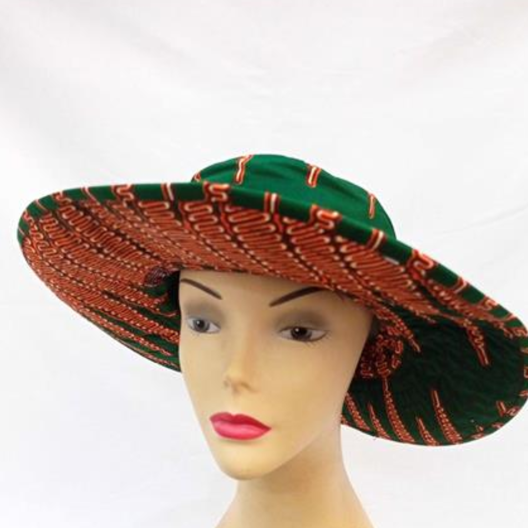 African Wax Print Cap - Image 3