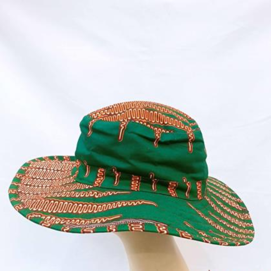 African Wax Print Cap - Image 8
