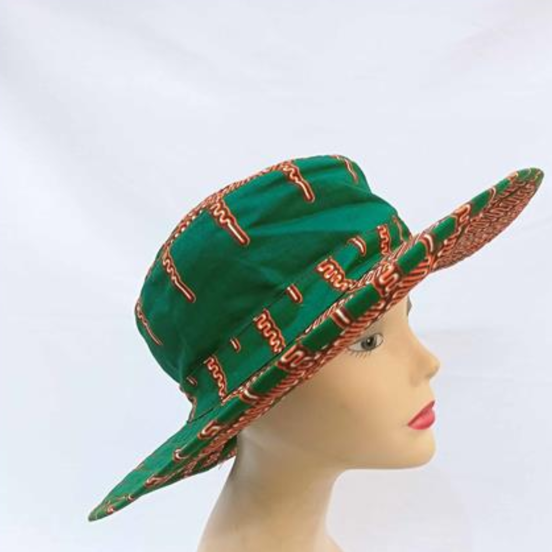 African Wax Print Cap - Image 7