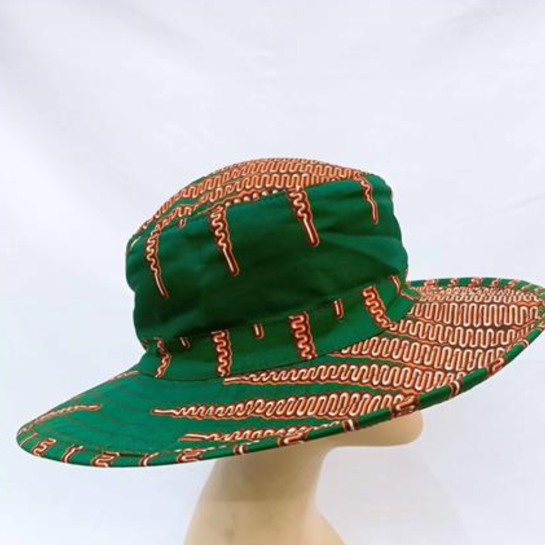 African Wax Print Cap - Image 6