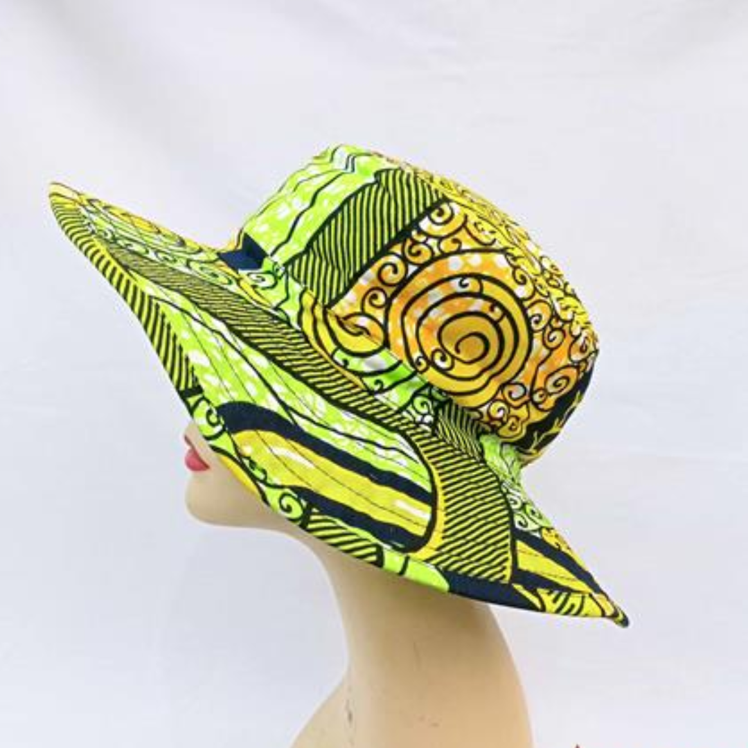 African Wax Print Cap - Image 4