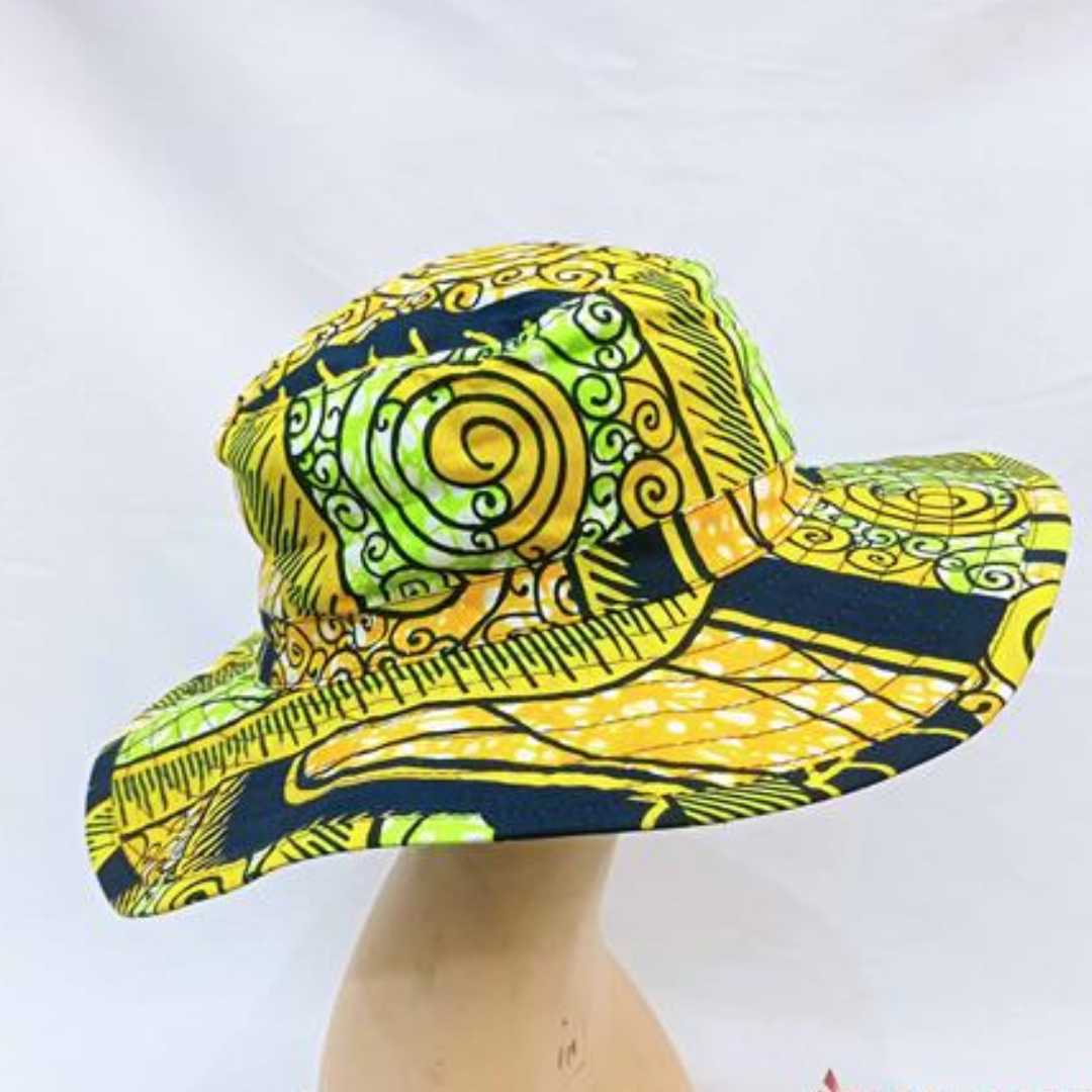 African Wax Print Cap - Image 3