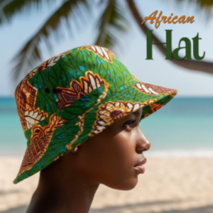 African Wax Print Cap