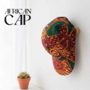 African Wax Print Cap