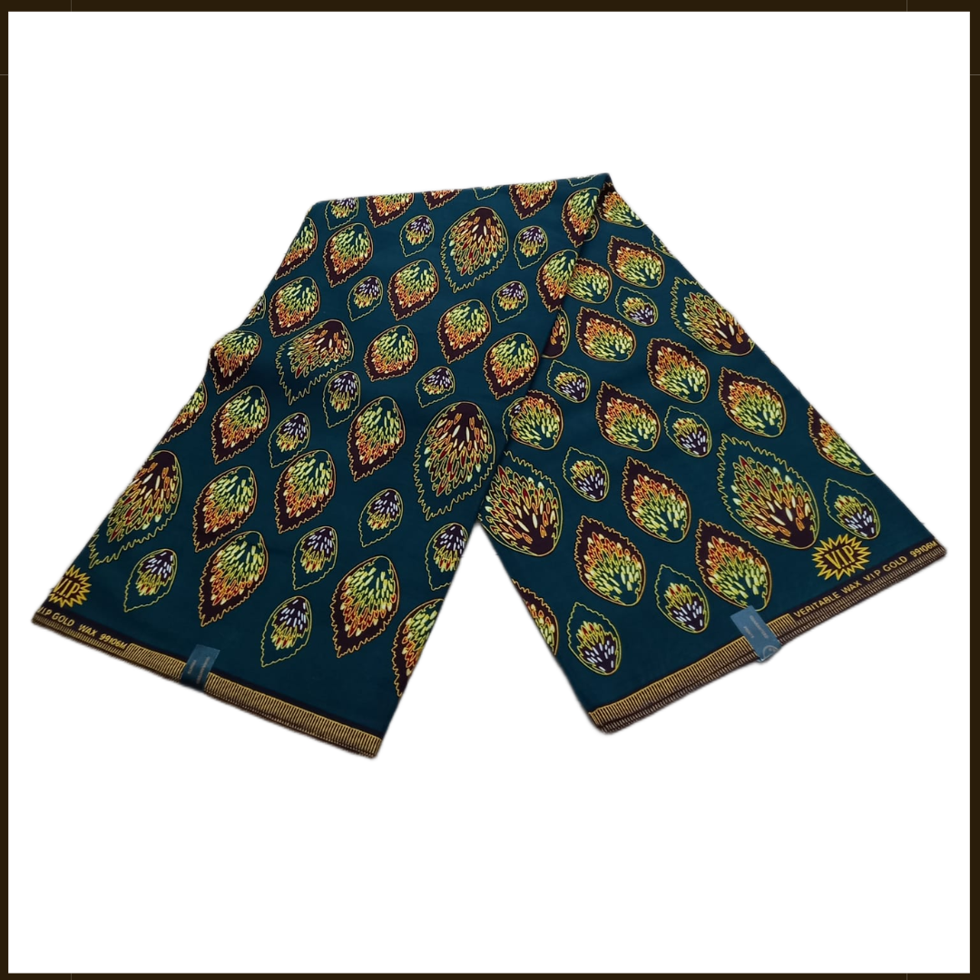 African Wax Fabric/Wax Clothes/Ghanaian Wax Print/Nigerian Ankara. 6 Yards Piece