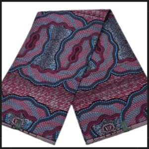 African Wax Fabric/Wax Clothes/Ghanaian Wax Print/Nigerian Ankara. 6 Yards Piece