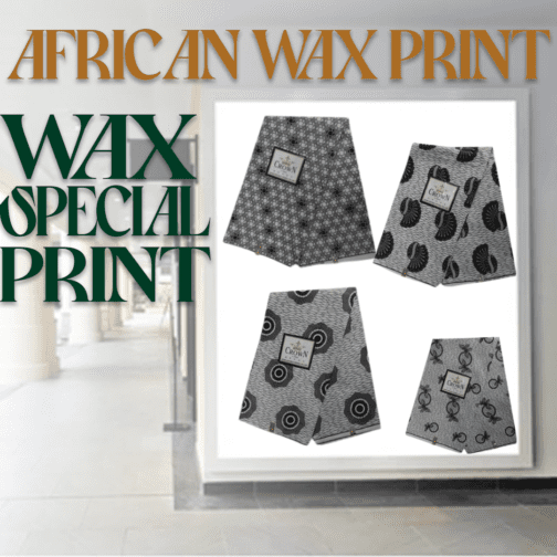 Special African Wax Print 6 Yards Piece 100% Cotton - Image 5