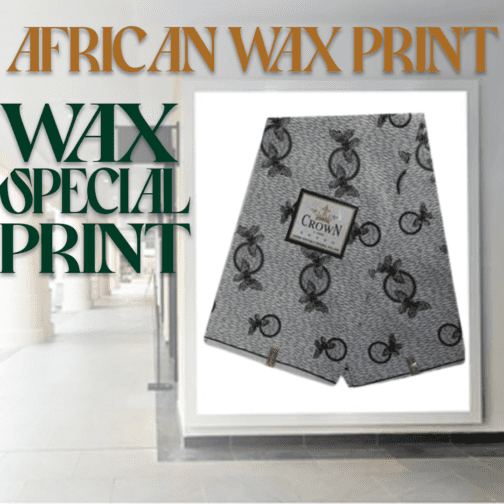 Special African Wax Print 6 Yards Piece 100% Cotton - Image 4