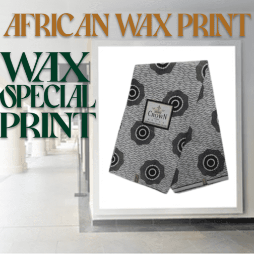 Special African Wax Print 6 Yards Piece 100% Cotton - Image 2