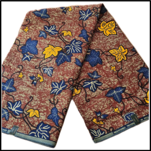 African Wax Fabric/Wax Clothes/Ghanaian Wax Print/Nigerian Ankara. 6 Yards Piece