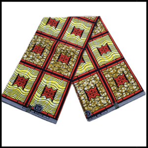 African Wax Fabric/Wax Clothes/Ghanaian Wax Print/Nigerian Ankara. 6 Yards Piece